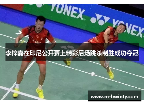李梓嘉在印尼公开赛上精彩后场跳杀制胜成功夺冠