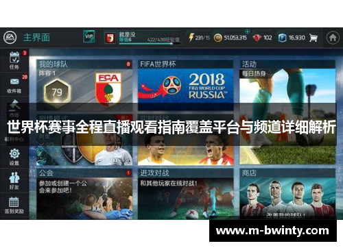 世界杯赛事全程直播观看指南覆盖平台与频道详细解析